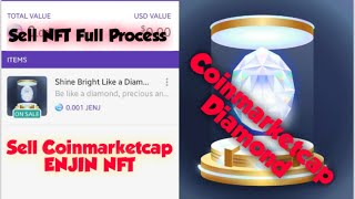 sell coinmarketcap enjin NFT  cmc diamond NFT sell [upl. by Harrietta]