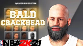 NEW GMAN FACE CREATION IN NBA2K21 BEST FACE CREATION IN 2K21 [upl. by Assirehs]