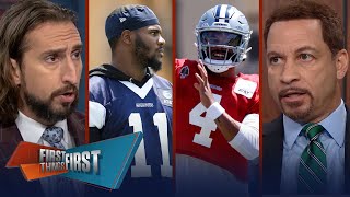 Micah Parsons’ ‘rhythm Surprised Dak Prescott amp Cowboys don’t have a deal  FIRST THINGS FIRST [upl. by Orvah]