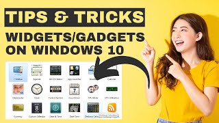 How to Enable Gadgets on Windows 10 in UrduHindi  How to Install Gadgets on Windows 10 [upl. by Annail]