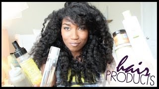 My Favorite Natural Hair Products  Updated 2014 [upl. by Oinimreh168]