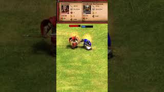 Leonidas vs Frederick Barbarossa AoE2 Shorts [upl. by Bruni349]