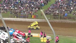 James McFadden sets Quick Time 2020 Grand Annual Sprintcar Classic [upl. by Lyrehs]