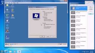 Small Business Server 2003 Windows net Server PreRelease in Microsoft Virtual PC 2007 [upl. by Eidson]