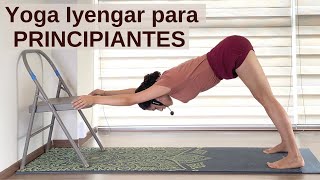 Clase Completa de Yoga para Principiantes  Estilo Iyengar Hatha Yoga [upl. by Nauquf125]