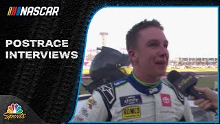 NASCAR Xfinity Series POSTRACE INTERVIEWS Tennessee Lottery 250  62923  Motorsports on NBC [upl. by Nigle]