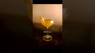 SIDECAR  How To Make the Original Sour Cocktail 🍋💰 cocktailbar cocktailrecipe sidecar cognac [upl. by Ainosal527]