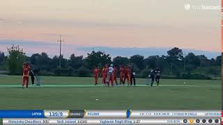 Live Cricket Match  Latvia vs POLAND  14Jul24 0741 AM  EURO T20 CUP 2024Final  CricHeroes [upl. by Latnahc]