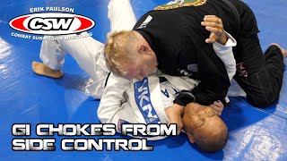 Gi Chokes From Side Control [upl. by Labanna]