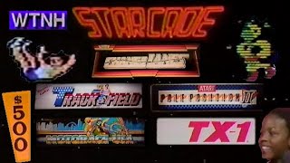 Starcade  quotChange Lanes  Track amp Field  Pole Position II  Motorace USA  TX1quot 541985 📺 🕹️ [upl. by Dasha]