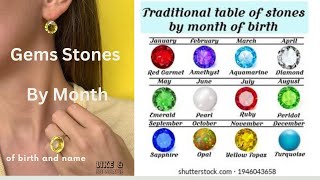 quotDiscover the Magic of Birthstones Gemstones by Month and Their Unique Meaningsquot [upl. by Linnet709]