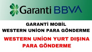 Garanti Western Union Para Gönderme  Western Union Yurt Dışına Para Gönderme [upl. by Haelem150]