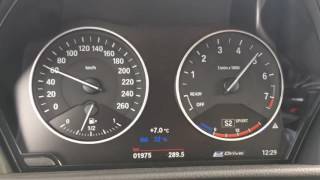 BMW 225xe Active Tourer acceleration [upl. by Adnuhs]