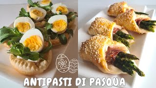 ANTIPASTI DI PASQUA FACILI  Menù di Pasqua  Antipasti veloci pasta sfoglia  EASTER APPETIZER [upl. by Nnylav]