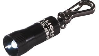 Review Streamlight 73001 Nano Light Miniature Keychain LED Flashlight Black [upl. by Klenk]