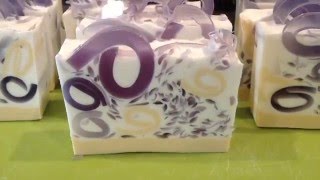 Lavender melt and pour soap [upl. by Oznecniv]