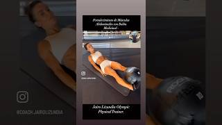 Strengthening of abdominal muscles with medical handball Jairo Lizundia Olympic Physical Trainer [upl. by Ailen]