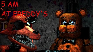 SFMFNAF 5 Am At Freddys The Prequel Animation [upl. by Mahseh]