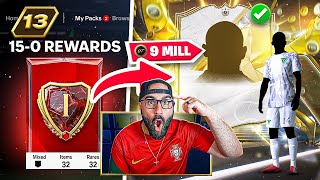 OMG WE PACKED 9 MIL COIN ICON BEST EVER RANK 1 REWARDS FC 25 ULTIMATE TEAM [upl. by Nikal]