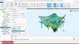 SOFISTIK 2020 Part 5 Earthquake Analysis and design [upl. by Anairb]