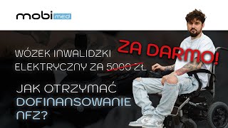 Wózek inwalidzki elektryczny ZA DARMO To bardzo proste Zobacz Jak uzyskać Dofinansowanie NFZ [upl. by Fredi]