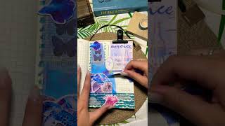 Скрапбкукинг 🌊🐠my journal Asmrstickers asmr creativejournal journaling stickers rek top [upl. by Georgeta640]