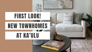 Townhomes Starting at 610k at Ka’ulu  Townhome Tour [upl. by Anabella]