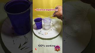 Siphon Principle Small Experiment Fun Experimentshort youtubeshort science prajapatisandeep [upl. by Vite157]