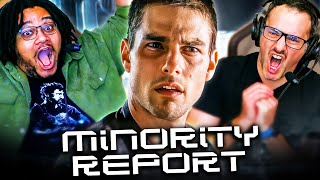 MINORITY REPORT 2002 MOVIE REACTION FIRST TIME WATCHING Tom Cruise  Steven Spielberg  Review [upl. by Fidellas]