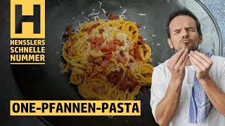 Schnelles OnePfannenPasta Rezept von Steffen Henssler [upl. by Gristede849]