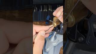 ISEO Euro Lock quick pick using multipick tools shorts [upl. by Etezzil]