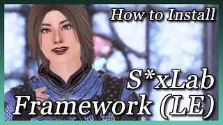 Skyrim LESE  How to Install LoversLab Framework [upl. by Yesor]