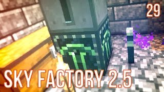 HOW TO USE A ENDER QUARRY  SKY FACTORY 25 EPISODE 29 [upl. by Tonneson]