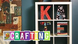 How to Craft a Duct Tape Decorative Letter [upl. by Marylee]