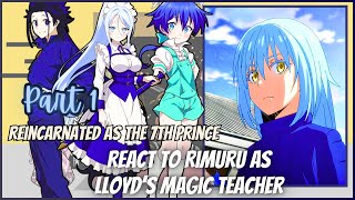 Reincarnated As The 7th Prince React To Rimuru Tempest  Gacha Reaction  Rimu x Luminous [upl. by Pilar869]