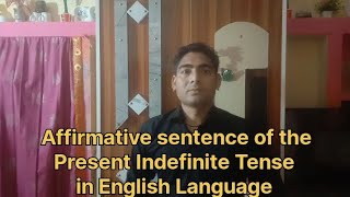 Affirmative sentence of the Present Indefinite Tense in English language [upl. by Odette640]