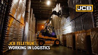 JCB Teletruk working in Logistics [upl. by Oiril291]