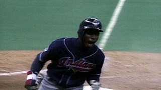 95 ALCS Gm6 Lofton scores from second on passed ball [upl. by Leiad]