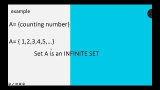 Finite and infinite set G6 [upl. by Shurwood]