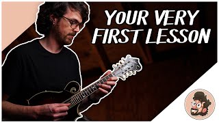 Your Very First Mandolin Lesson  Beginner Mandolin Lesson Series Part 1 [upl. by Nitsuj304]