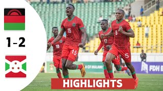 Malawi vs Burundi 12 Highlights amp goals  Africa cup of nations [upl. by Vitkun]