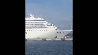 MV Seven seas mariner horn tallinn cruiseship portoftallinn cruise travel ship shiphorn [upl. by Aip]