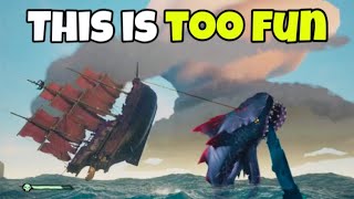 Harpooning the Megalodon is the Most Fun I have Had in Sea of Thieves [upl. by Jervis]