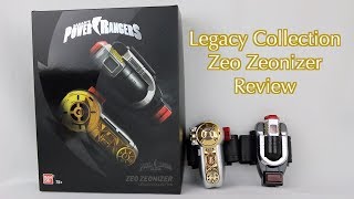 Legacy Collection Zeo Zeonizer UnboxingReview Power Rangers Zeo [upl. by Beilul]