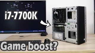 HP EliteDesk Tower Max out CPU i77700K RTX2070 Gaming Upgrade [upl. by Haidabo]