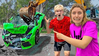 Someone DESTROYED Stephen Sharers LAMBORGHINI [upl. by Einnek]