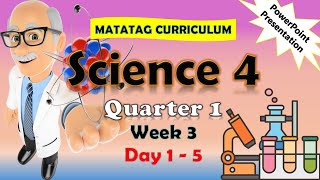 Science 4 Q1 Week 3 MATATAG Powerpoint Presentation matatagcurriculum matatag [upl. by Niwled]