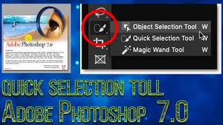 quick selection tool Adobe Photoshop 70 [upl. by Herby]