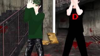 MMD X Darkiplier and Antisepticeye Happy Halloween [upl. by Eteragram62]