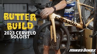 BUTTER BUILD The BRAND NEW 2023 Cervelo Soloist [upl. by Ayrb]